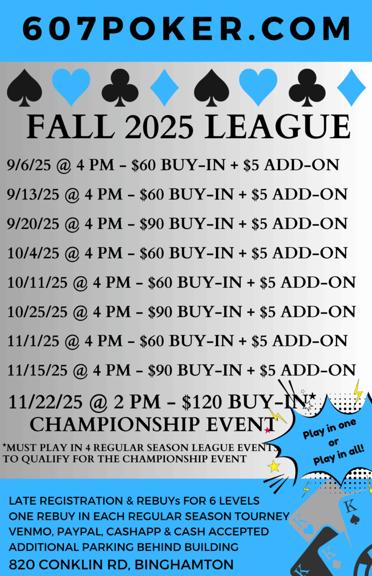 FALL 2025 LEAGUE STARTS SOON!